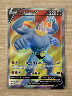 Pokemon Astral Radiance - 171/189 - Machamp V - Ultra Rare - NM/M - Image 3