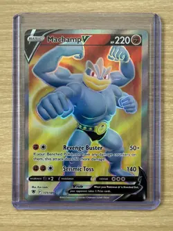 Pokemon Astral Radiance - 171/189 - Machamp V - Ultra Rare - NM/M - Image 4