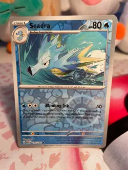 Seadra 117/165 Reverse Holo - Pokemon Scarlet and Violet 151 - Image 1
