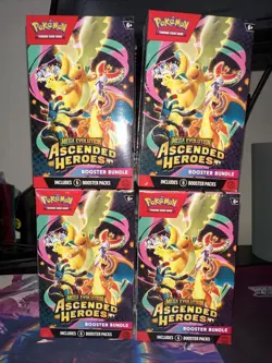 Pokemon Ascended Heroes Booster Bundle - Lot of 4 SEALED - Image 1