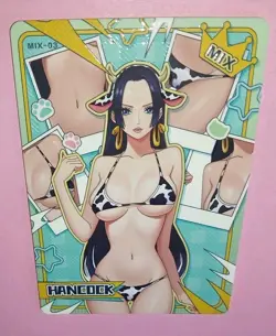 Bikini BOA HANCOCK (Mix-03) Glossy Textured Doujin Waifu Card One Piece Goddess - Image 4