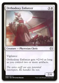 Orthodoxy Enforcer #25 (NM) Phyrexia All Will Be One ONE Magic MTG - Image 1