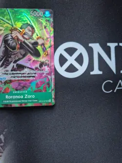 One Piece TCG OP-15/EB04 Roronoa Zoro OP13–037 Treasure Rare - Image 2