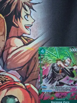 One Piece TCG OP-15/EB04 Roronoa Zoro OP13–037 Treasure Rare - Image 4