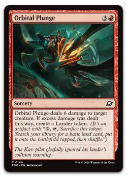 Orbital Plunge #149 (NM) Edge of Eternities EOE Magic MTG - Image 1