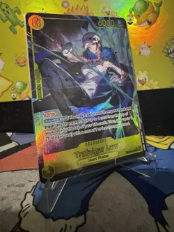 One Piece TCG- Trafalgar Law SEC Alt Art EB03-062 English NM - Image 1