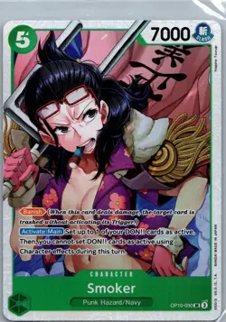 Smoker (030) OP10-030 Super Rare Royal Blood One Piece Near Mint - Image 1