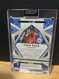 2024-25 Panini Obsidian Basketball Adem Bona Ashen Flood 1/1 One of One Rookie - Image 2