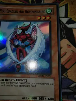 Neo-Spacian Air Hummingbird ston-en004 Unltd Ed (VLP) Super Rare Yu-Gi-Oh! - Image 3