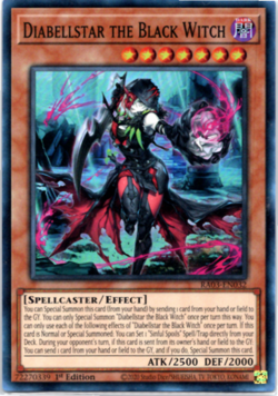Diabellstar the Black Witch - RA03-EN032 - Super Rare - 1st Edition Yugioh - Image 1