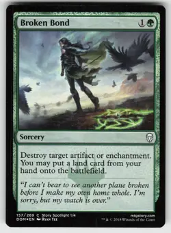 Broken Bond Foil C Dominaria 157 MTG - Image 1