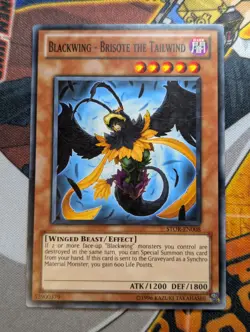 Blackwing - Bristoe the Tailwind STOR-EN008 YuGiOh TCG Card - Common - Image 1
