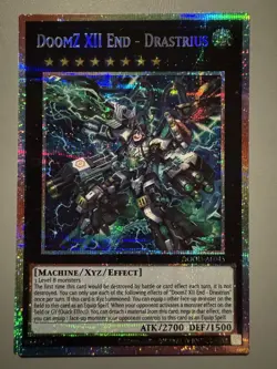YUGIOH DOOMZ XII END - DRASTRIUS (XYZ) ASIA ENGLISH EDITION DOOD-AE045 PSER - Image 1
