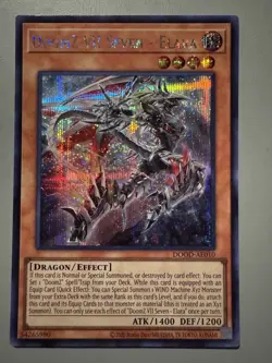 YUGIOH DOOMZ VII SEVEN - ELARA ASIA ENGLISH EDITION DOOD-AE010 SECRET RARE - Image 1