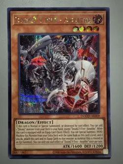 YUGIOH DOOMZ V FIVE - AMALTHE ASIA ENGLISH EDITION DOOD-AE009 SECRET RARE - Image 1