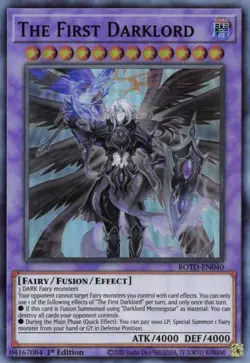The First Darklord - ROTD-EN040 - Super Rare 1st Edition Yugioh - Image 1