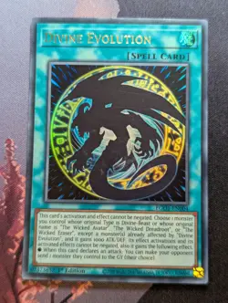 Divine Evolution - EGO1-EN004 - Ultra Rare - 1st Edition - Yugioh - Image 1