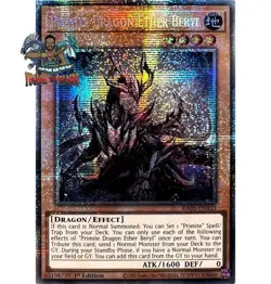 Yugioh! 1x Primite Dragon Ether Beryl RA05-EN033 Starlight Rare 1st Ed NM - Image 1