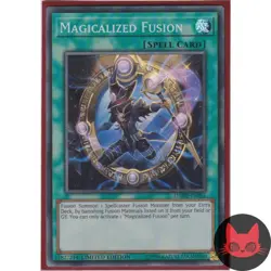 Yugioh Magicalized Fusion DANE-ENSE4 Super Rare NM - Image 1