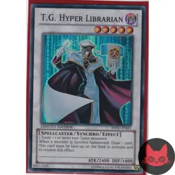 Yugioh T.G. Hyper Librarian REDU-ENSE1 Super Rare NM - Image 1
