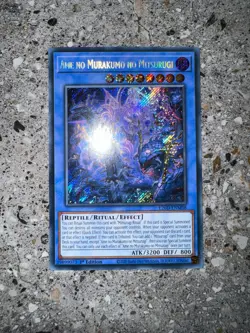 Yugioh TCG Ame no Murakumo no Mitsurugi L26D-ENM08 Secret Rare 1st Edition NM-M - Image 3