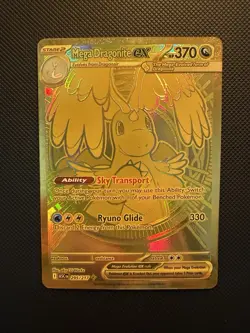 Mega Dragonite ex 295/217 Gold Hyper Rare Pokemon Ascended Heroes - Image 1