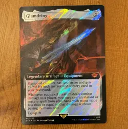 Glamdring, M 0787, NM Surge Foil, Extended, Non-Serial, MTG LotR Lord Rings Card - Image 1