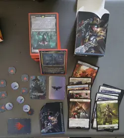 Warhammer 40K Forces of the Imperium MTG Commander Deck with gaming mat - Image 5