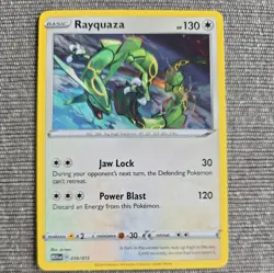 Pokemon Rayquaza Promo Card 014/015 2025 McDonalds Dragon Discovery NM - Image 1