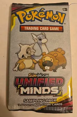 Pokemon Sampling Pack (3 Cards) - Unified Minds - Image 1