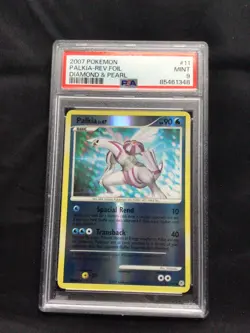 Pokemon Cards: Diamond and Pearl Reverse Holo: Palkia 11/130 PSA 9 - Image 1
