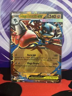 Mega Lucario ex 113/217 ME: Ascended Heroes - Pokemon Card - NM - Image 1