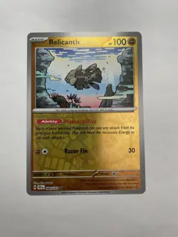 Relicanth 084/162 Pokemon Temporal Forces 2024 Rare Reverse Holo NM - Image 1