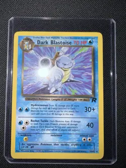 Pokemon Dark Blastoise TCG Team Rocket 20/82 Regular Rare Non-Holo - Image 1