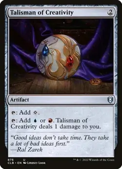 Talisman of Creativity CLB LP MTG - Image 1