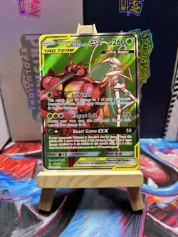 PHEROMOSA & BUZZWOLE GX 191/214 RARE ULTRA UNBROKEN BONDS POKEMON - Image 1