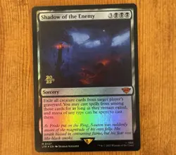 Shadow of the Enemy [Prerelease] M 0107, NM Foil Promo, MTG LotR Lord Rings LTR - Image 1
