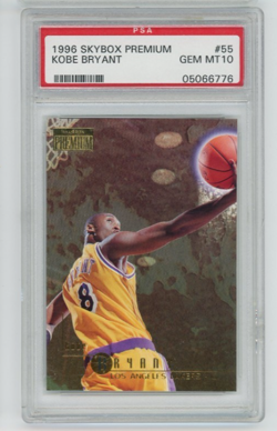 1996 SKYBOX PREMIUM #55 KOBE BRYANT - ROOKIE RC - PSA 10 - Image 1