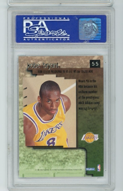 1996 SKYBOX PREMIUM #55 KOBE BRYANT - ROOKIE RC - PSA 10 - Image 2