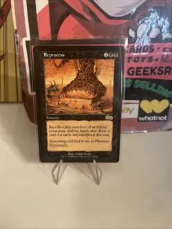 Reprocess Urza's Saga Magic the Gathering MTG Played , Rare Free Shipping - Image 2