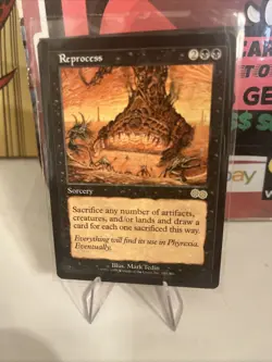 Reprocess Urza's Saga Magic the Gathering MTG Played , Rare Free Shipping - Image 3