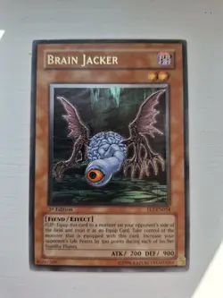 Yu-Gi-Oh! TCG Brain Jacker Flaming Eternity FET-EN034 1st Edition Ultimate Rare - Image 1