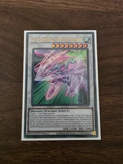 Accel Synchro Stardust Dragon - MAZE-EN019 - Ultra Rare 1st Edition - Image 1