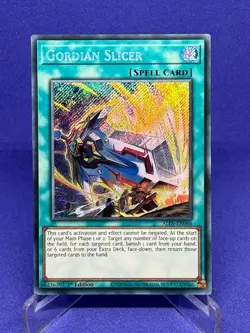 Yu-Gi-Oh! Secret Rare - Gordian Slicer - ALIN-EN066 - Image 1