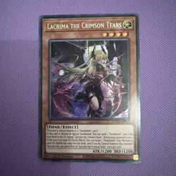 Yu-Gi-Oh Lacrima the Crimson Tears Secret Rare Card ROTA-EN014 1st Edition - Image 1