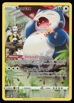 Snorlax TG10/TG30 Holo Lost Origin Trainer Gallery Pokemon Card - Image 1