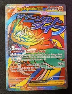 Mega Hawlucha ex 268/217 - Full Art Holo - NM/M - Ascended Heroes - Pokemon TCG - Image 1