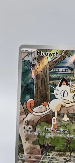 Meowth 106/094 Me02: Phantasmal Flames Holo Pokemon TCG - NM - Image 2