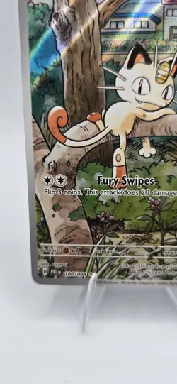 Meowth 106/094 Me02: Phantasmal Flames Holo Pokemon TCG - NM - Image 5