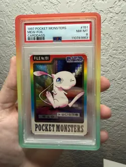 1997 Pocket Monsters Bandai Mew Foil #151 PSA 8 NM-MT - Image 4